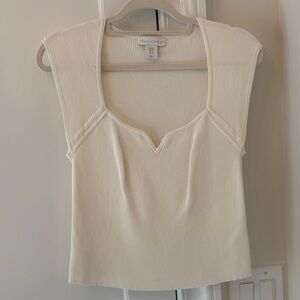 House of Harlow 1960 Cream Tank Top